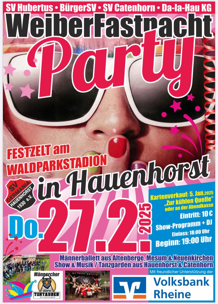 Weiberfastnacht 2025