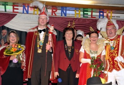 Prinzenpaare der KG Catenhorn und Karnevalsunion Rheine